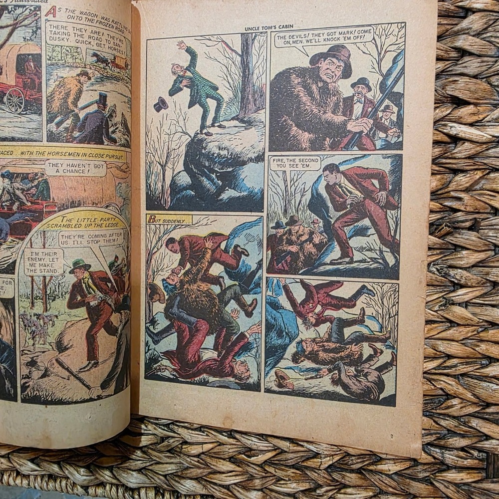 Classics Illustrated Comic Lot 6 Books 1940s-50s Vintage Fair Condition - Picture 10 of 11
